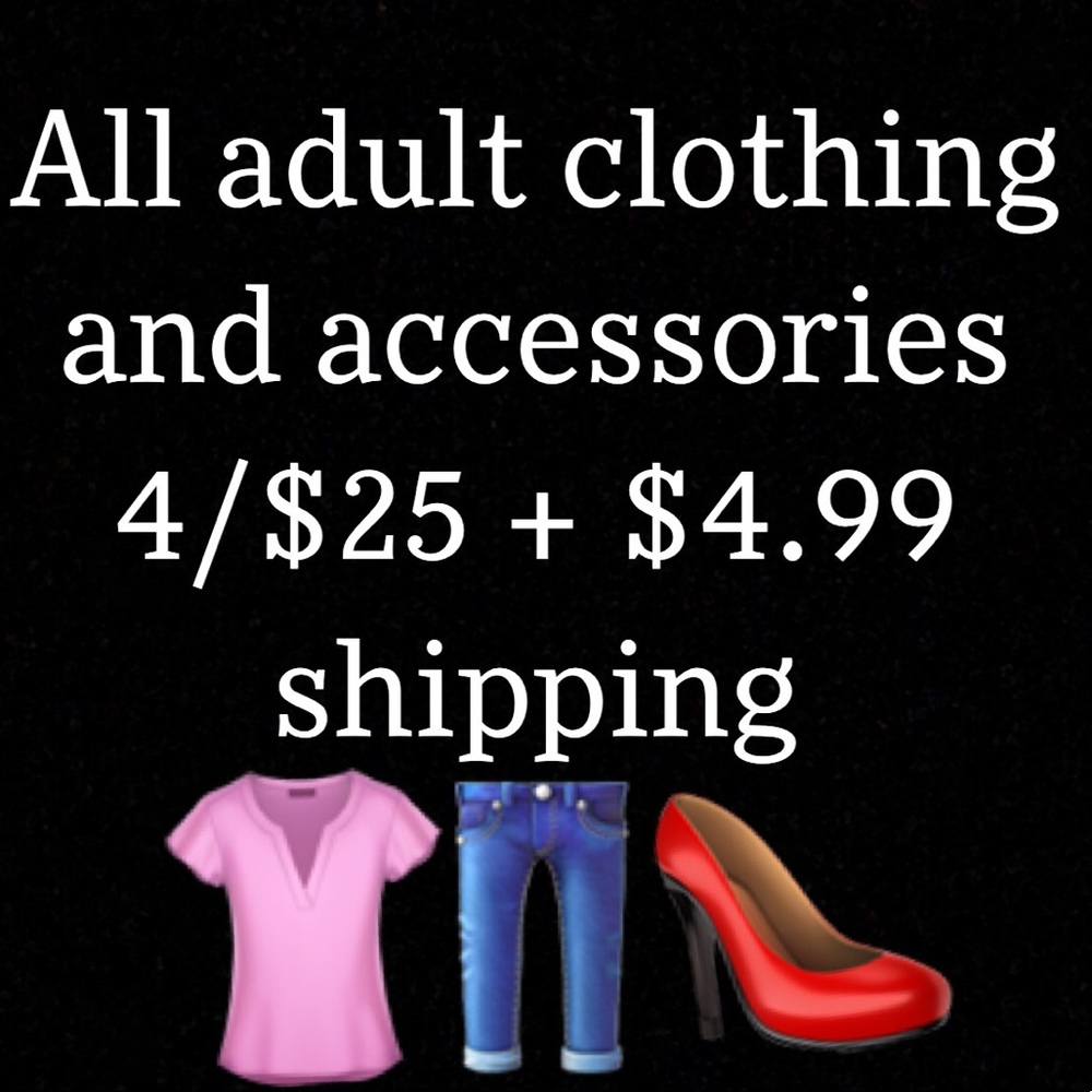 ⚡️4/$25 + $4.99 shipping